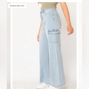 Eclipse wide leg jeans